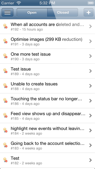 Closed Issues